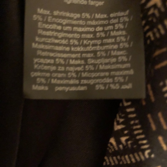 Vero Moda Black Anya VMKAY 3/4 Short Dress WVN Medium NWT - Picture 10 of 13